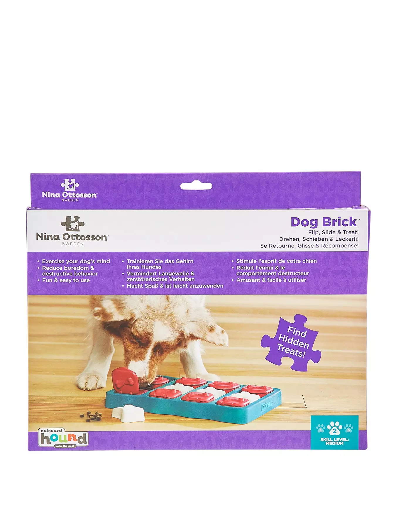 Nina Ottosson Dog Brick Puzzle - Bones Pet Stores