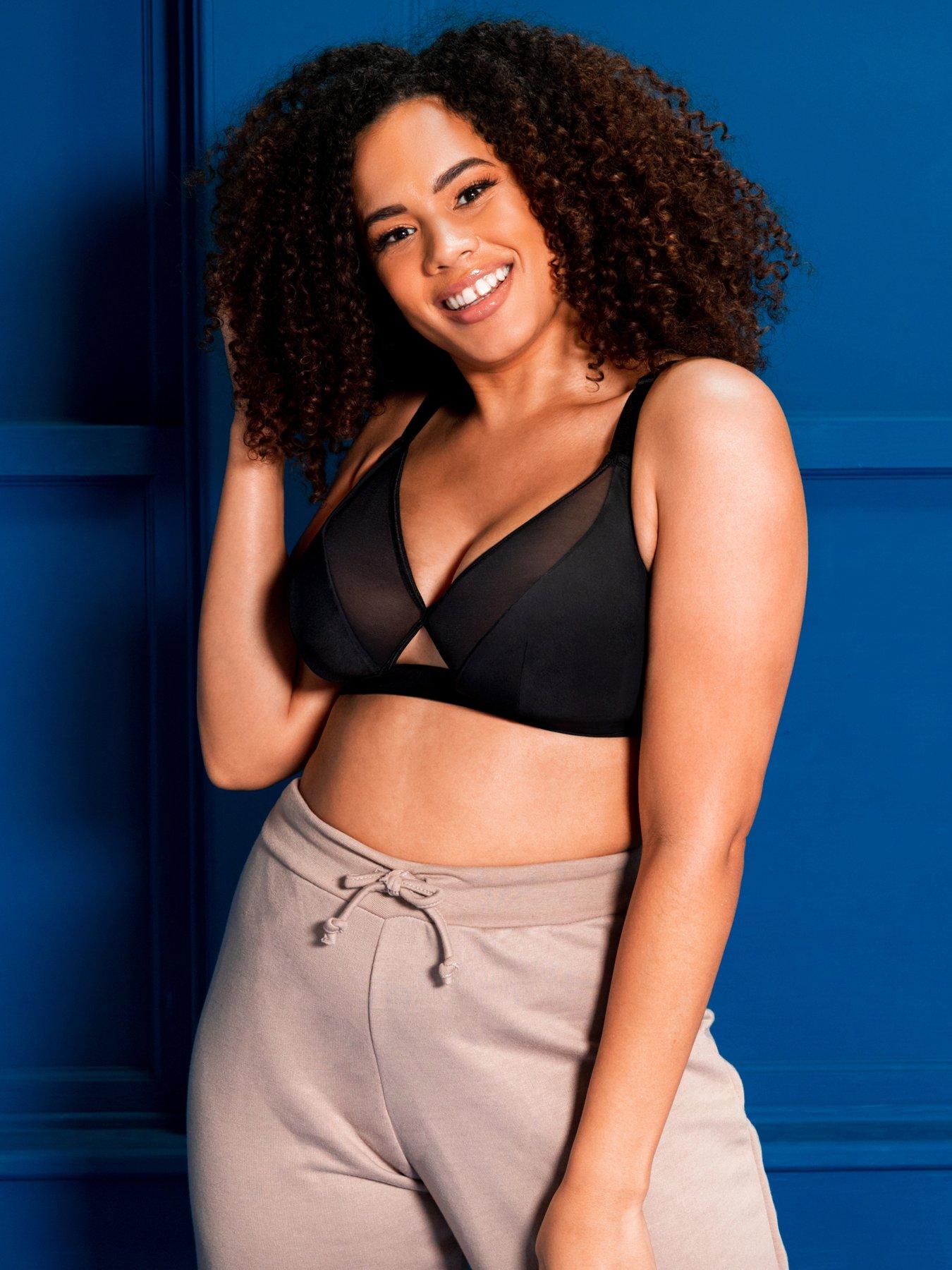 Image 3 of 3 of Curvy Kate Everyday Get Up &amp; Chill Bralette - Black
