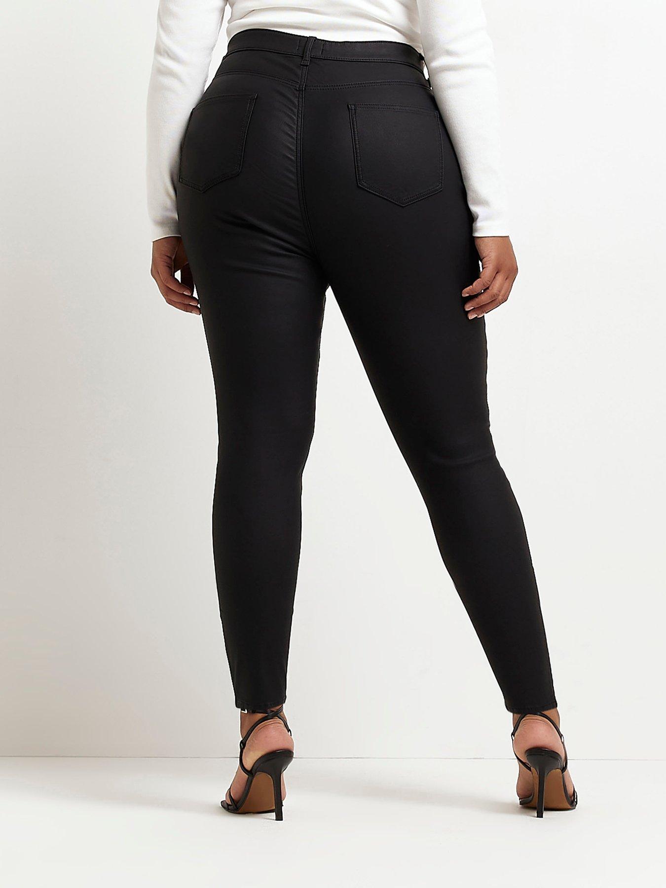 Buy Black Mid Rise Skinny Jeggings For Women - ONLY