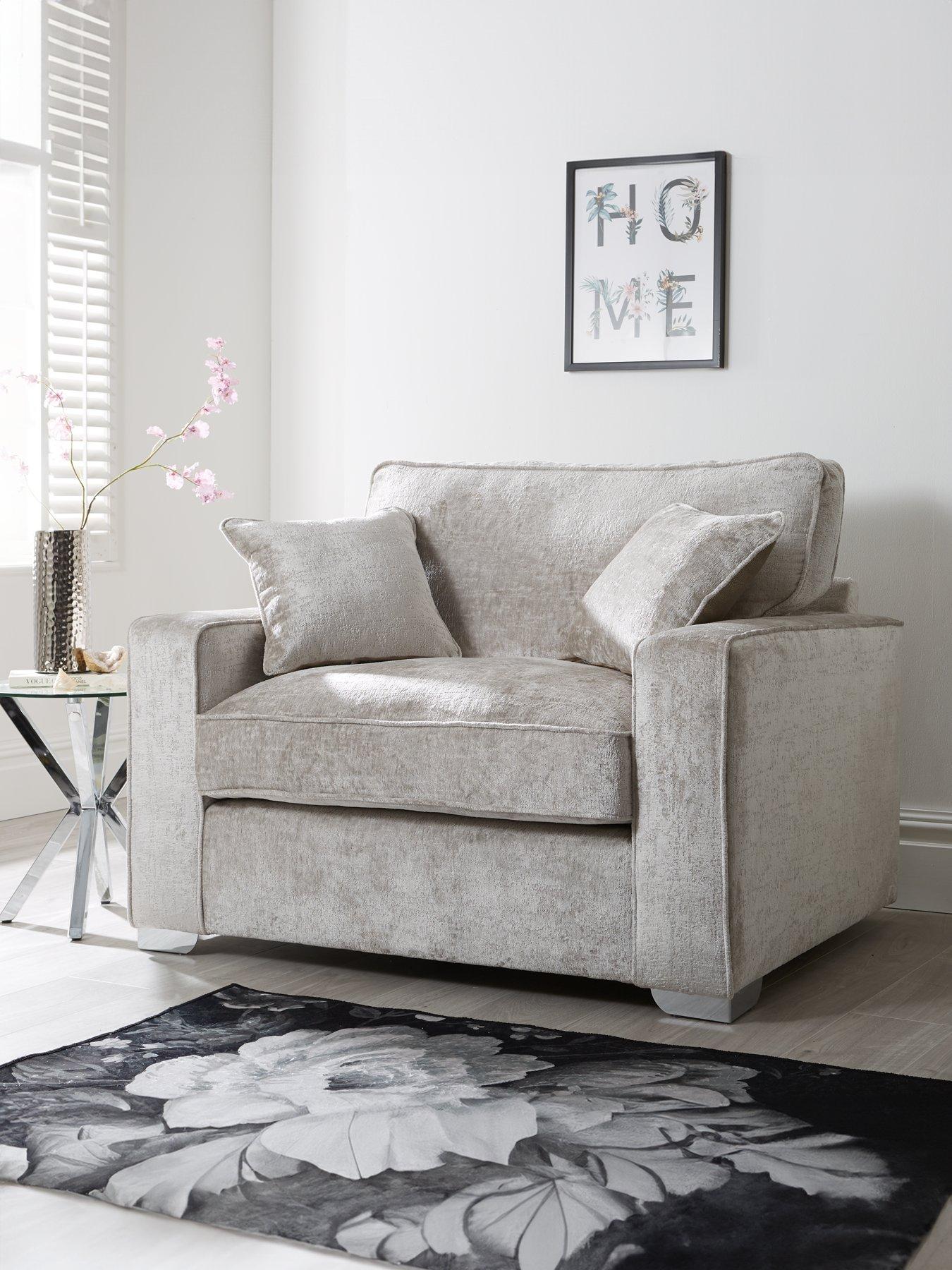 Very Home Chicago Deluxe Fabric Snuggle Chair - Made to Order in the UK