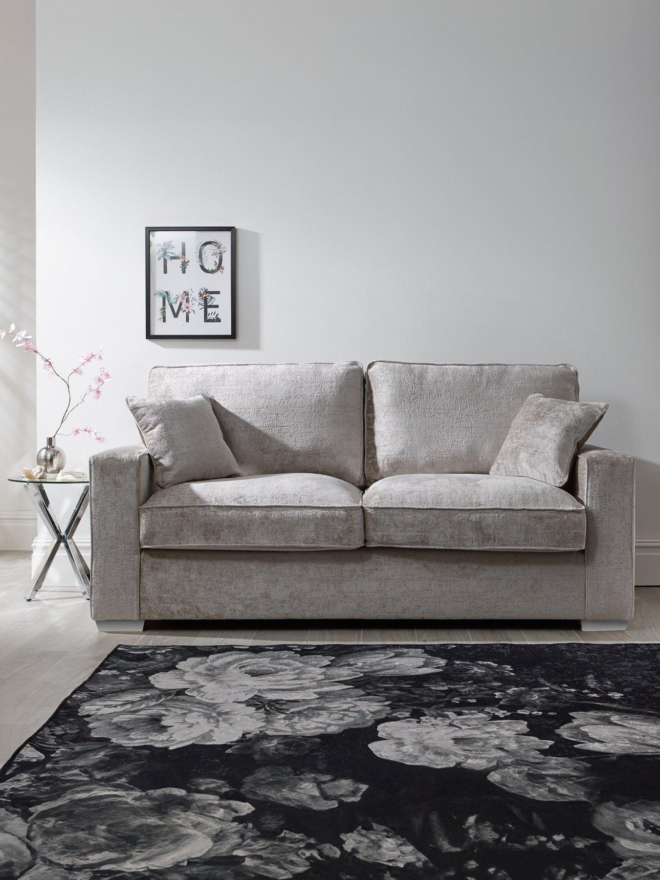 Chicago Crushed Velvet 3 Seater Sofa