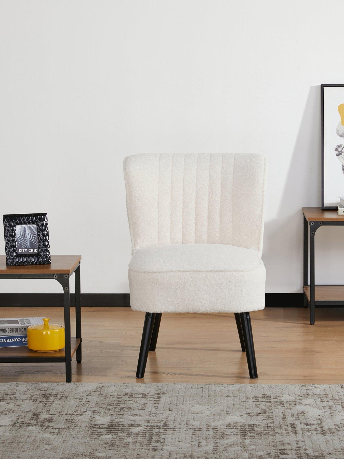 Very Home Poppy Fabric Boucle Chair - FSC® Certified