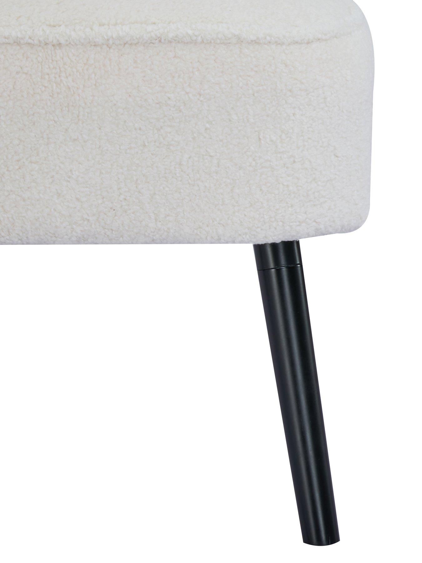 Image 5 of 7 of The Very Collection Poppy Fabric Boucle Chair&nbsp;- FSC&reg; Certified