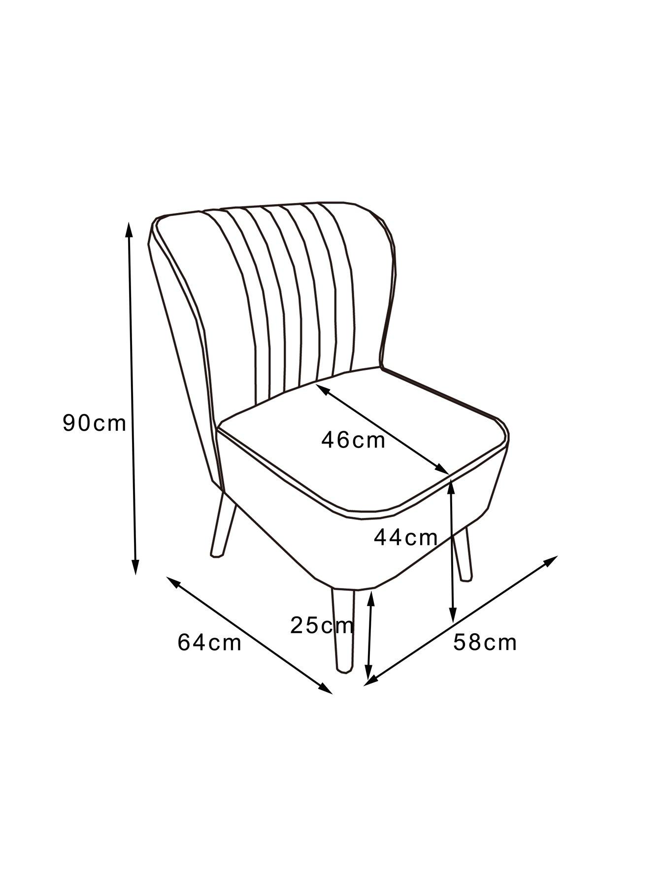 Image 6 of 7 of The Very Collection Poppy Fabric Boucle Chair&nbsp;- FSC&reg; Certified