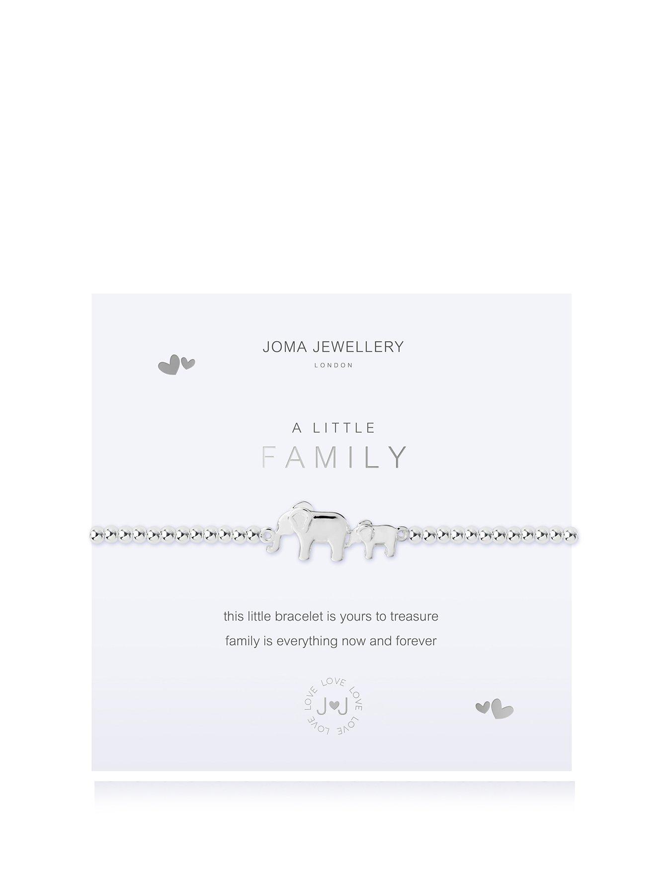 Joma Jewellery A Little Family Bracelet In Silver Plating