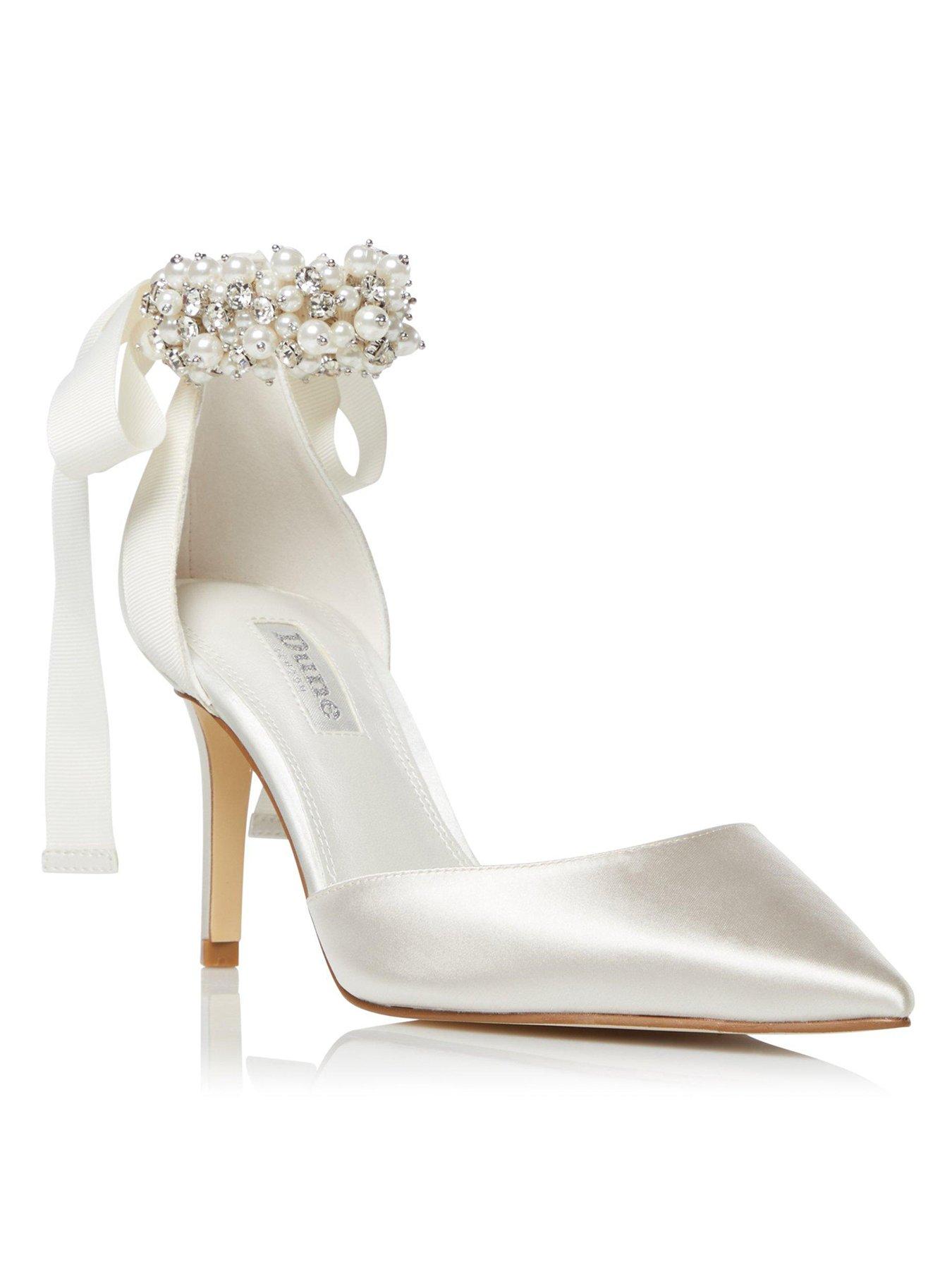 Dune london bridal on sale shoes