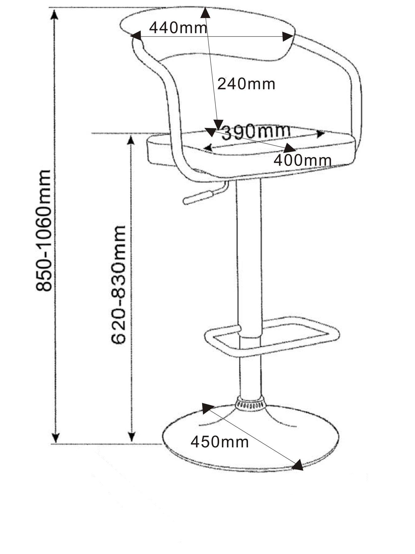 Image 5 of 5 of Very Home Pair of&nbsp;Texas Bar Stools -&nbsp;FSC&reg; Certified