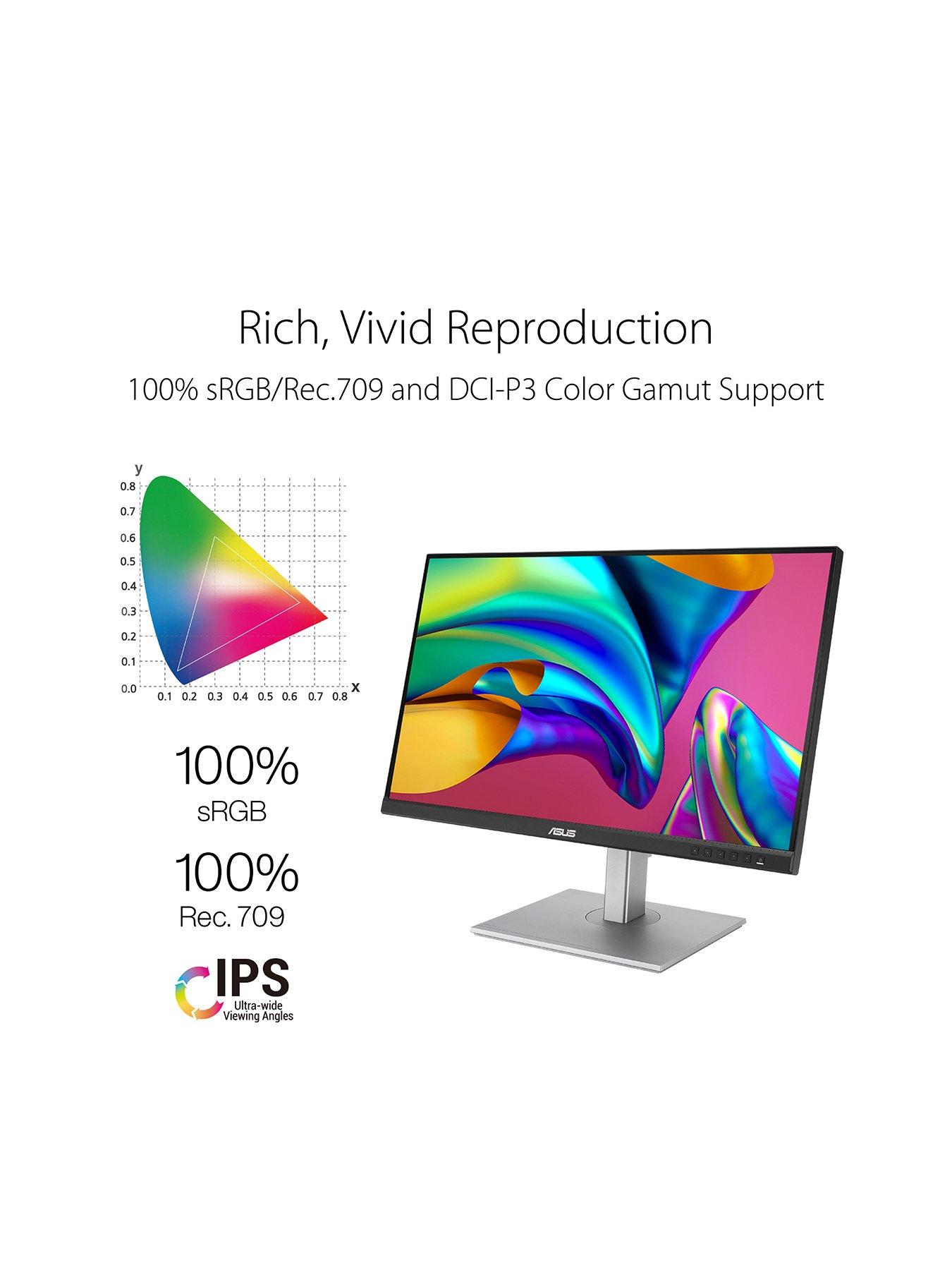 Image 2 of 7 of Asus ProArt Display PA278CV 27" Professional Monitor - 2560x1440 - 75Hz - IPS - Black