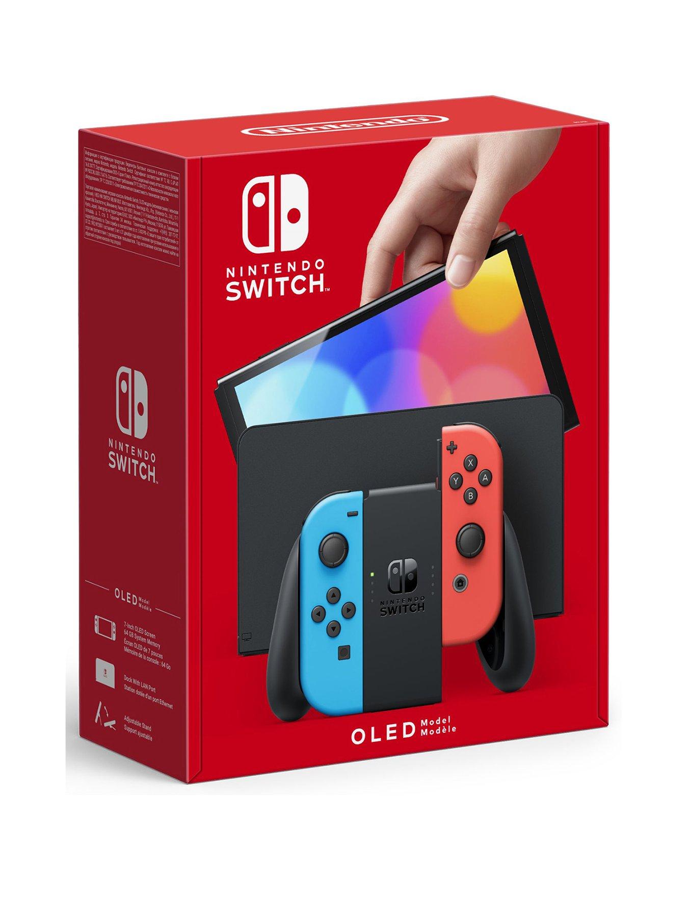 undefined Nintendo Switch OLED Console - Neon Blue/Neon Red