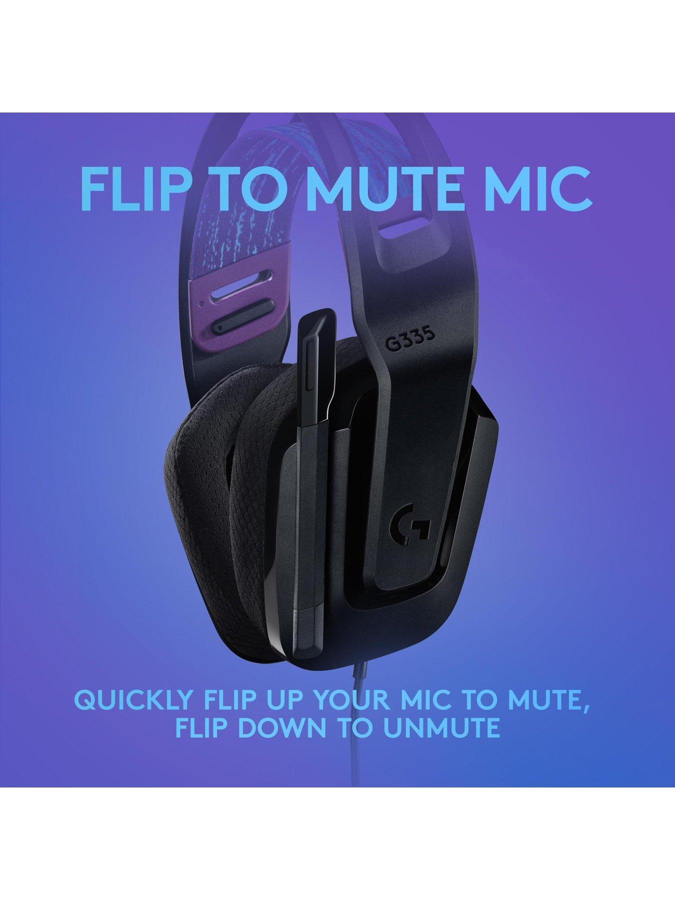 Image 5 of 7 of LogitechG G335 Wired Gaming Headset - Black