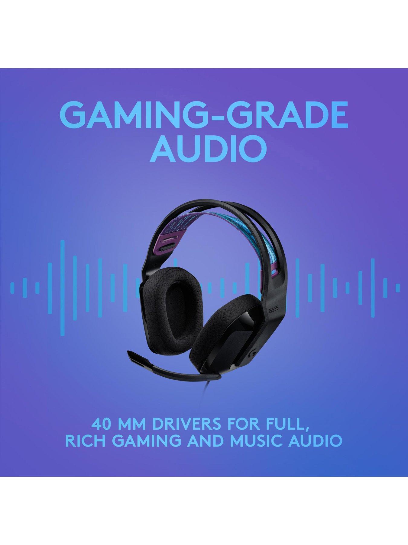Image 7 of 7 of LogitechG G335 Wired Gaming Headset - Black