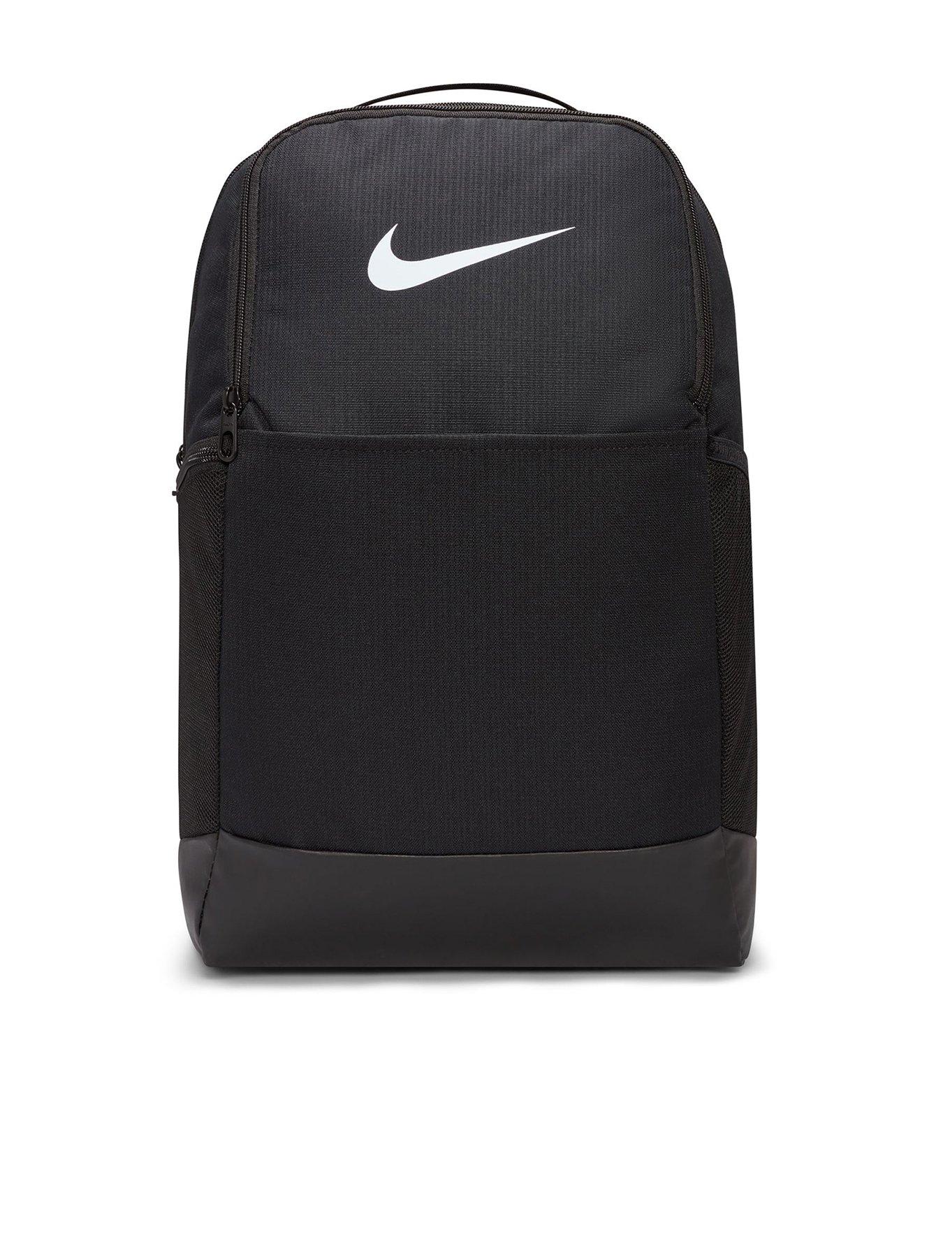 Nike unisex black store brand logo backpack