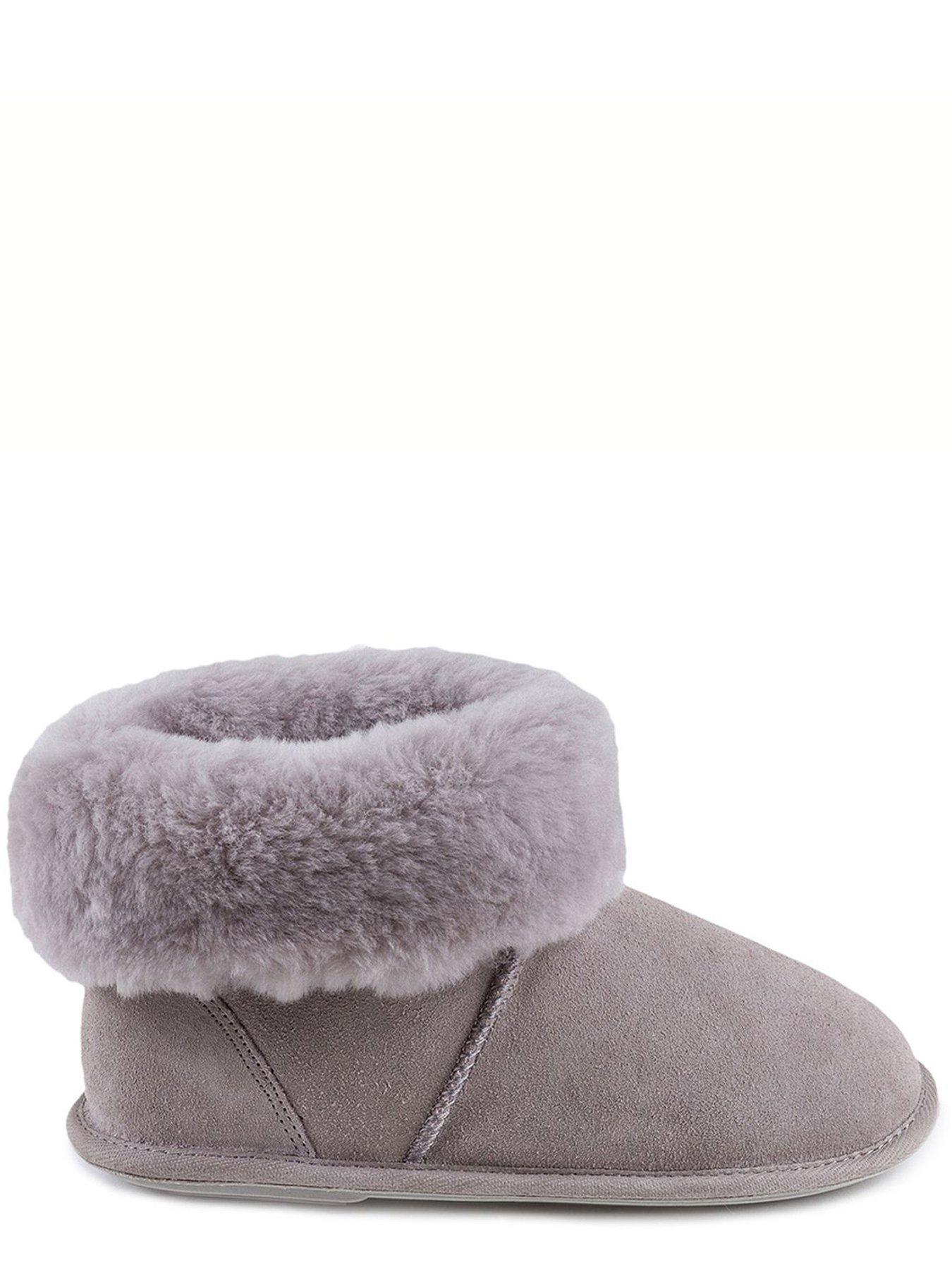 just-sheepskin-albery-sheepskin-bootie-slipper-dovestillFront