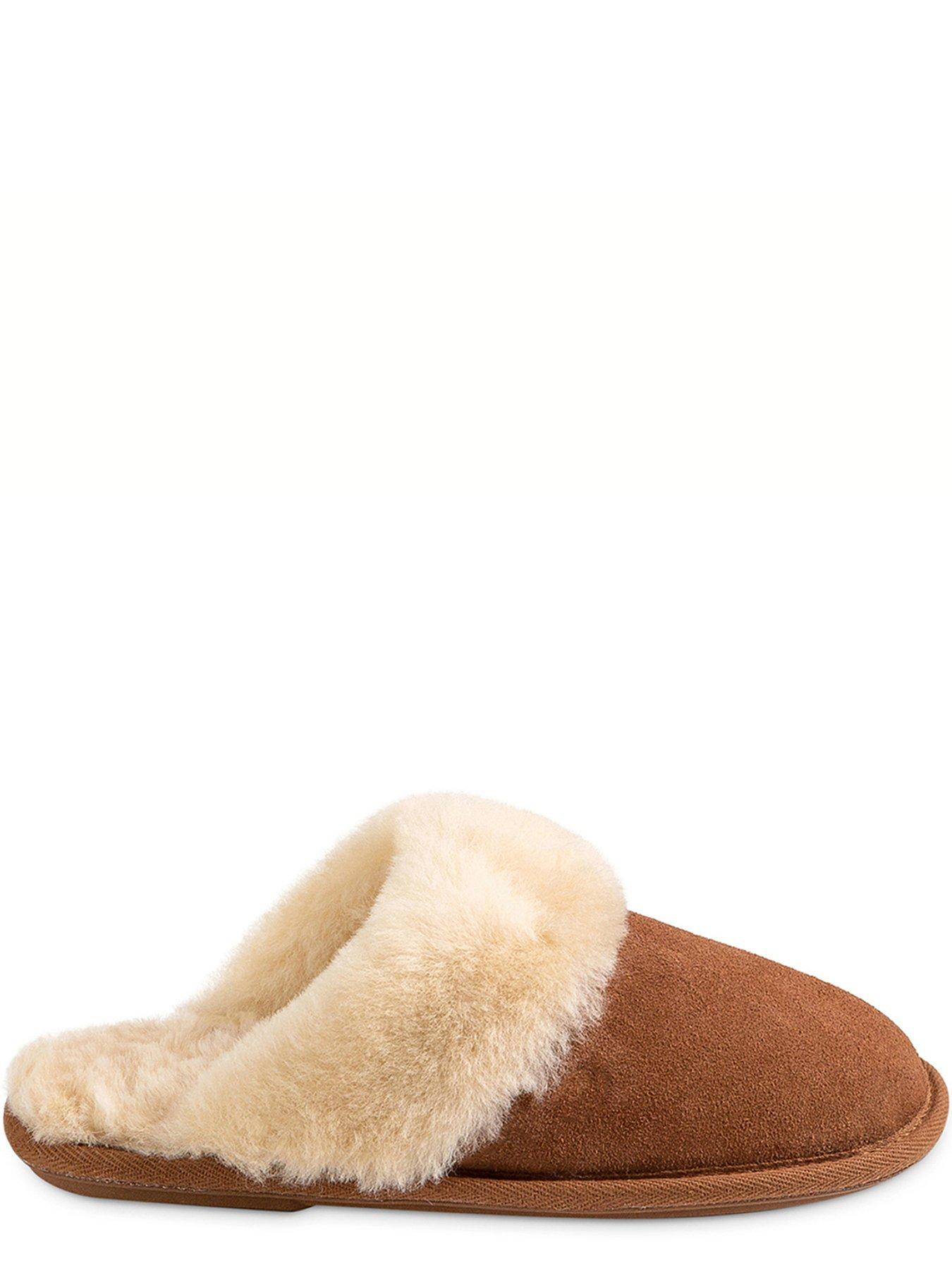 just-sheepskin-duchess-soft-cuff-sheepskin-mule-chestnutstillFront