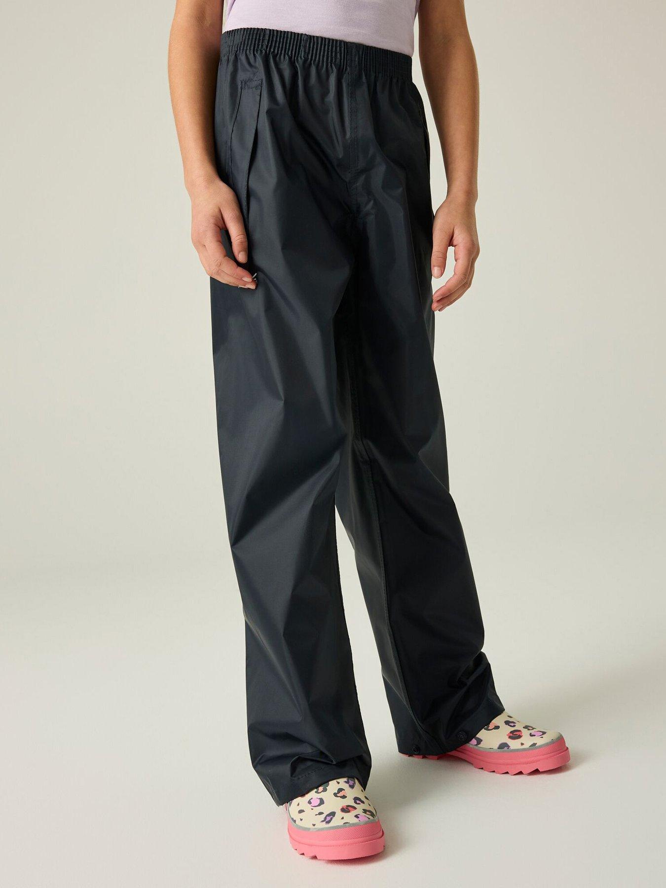 Regatta Kids Stormbreak Waterproof Overtrousers - Navy Blue