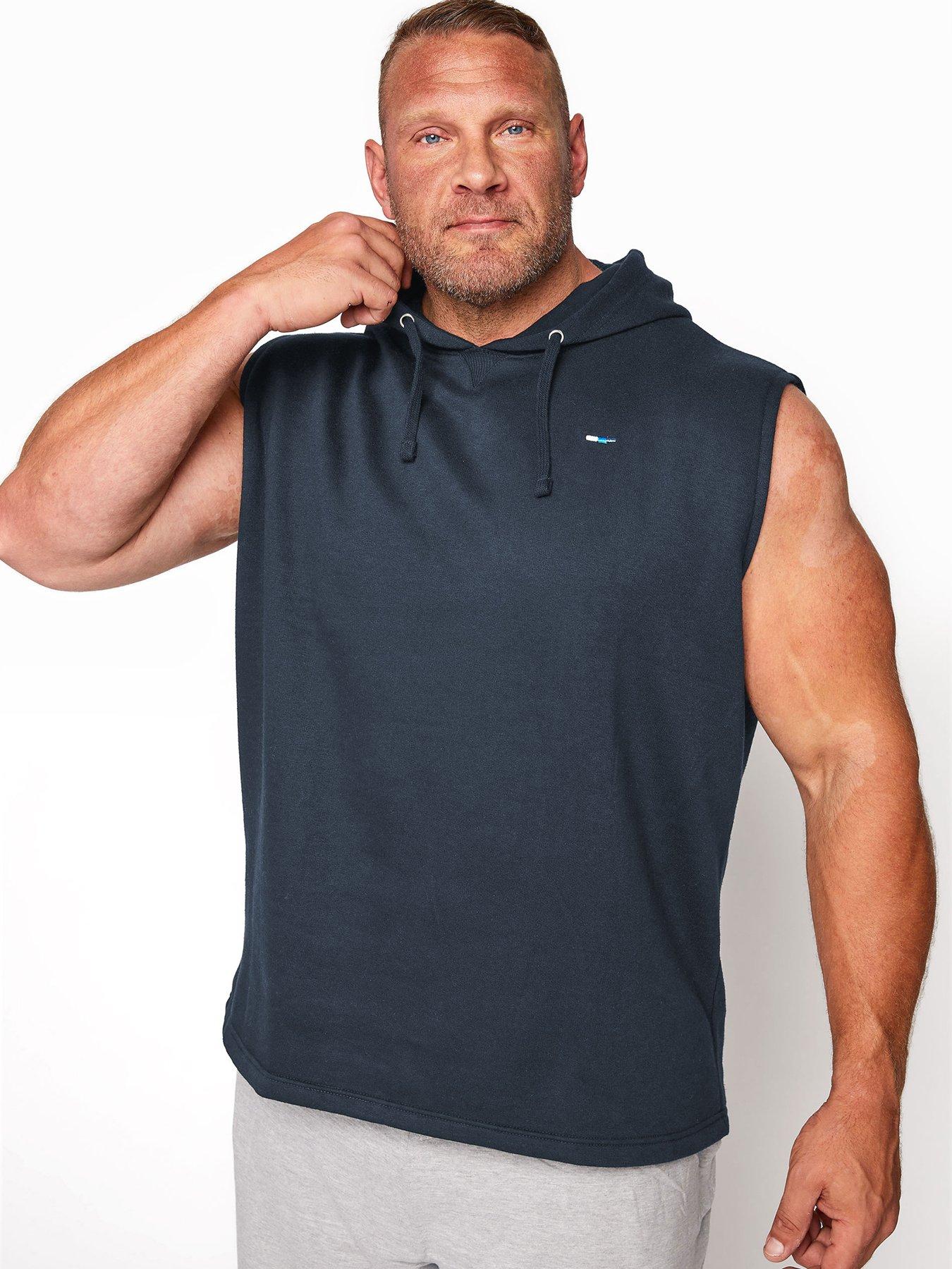 Image of BadRhino Essential Sleeveless Hoodie - Navy