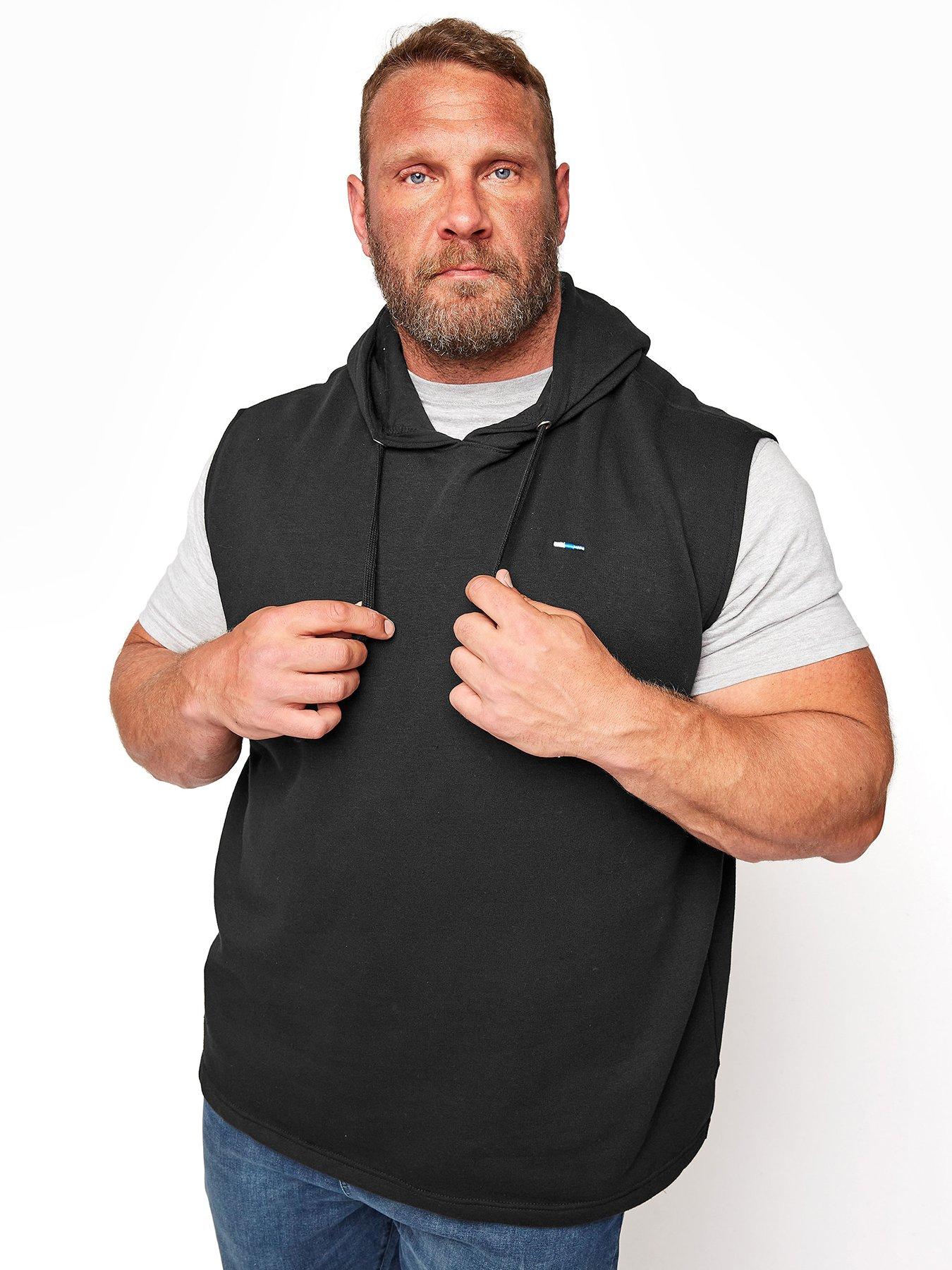Image 1 of 1 of BadRhino Essential Sleeveless Hoodie - Black