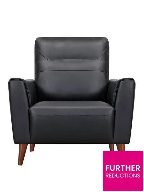 prod1090833625: Blake Real Leather/Faux Leather Armchair