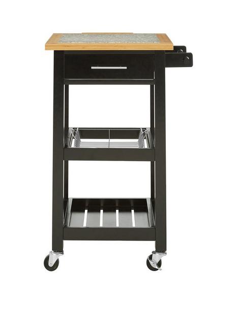 premier-housewares-kenzo-small-kitchen-trolley-with-granite-top
