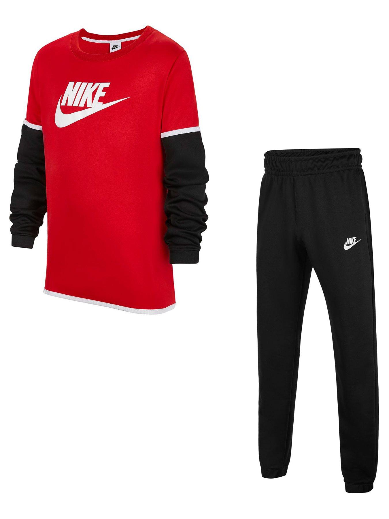 Nike tracksuit top junior sales