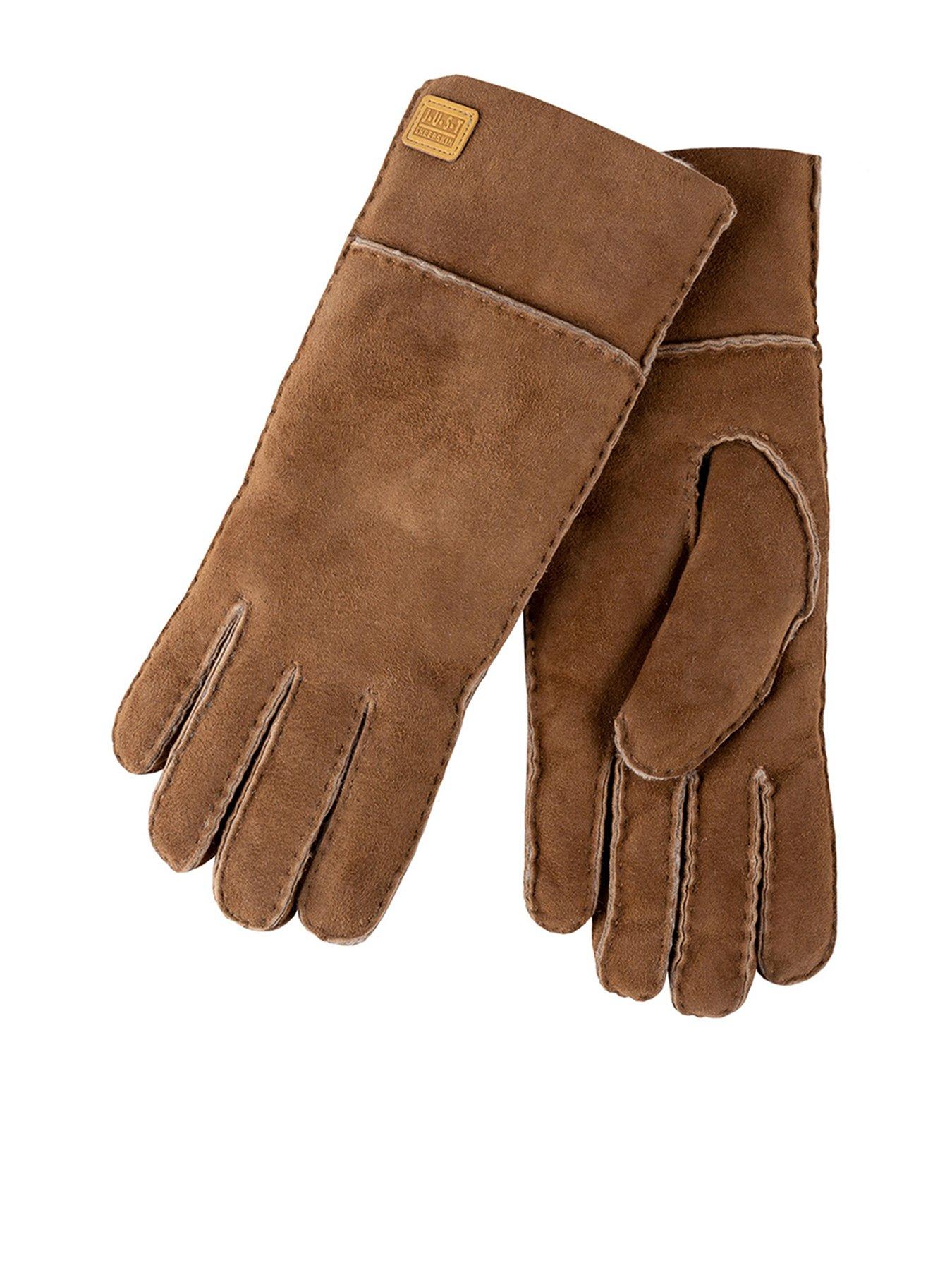 Image 1 of 5 of Just Sheepskin Charlotte Gloves - Tan
