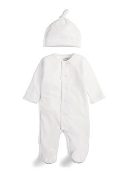 mamas-papas-unisex-baby-cloud-velour-sleepsuit-with-hat-white