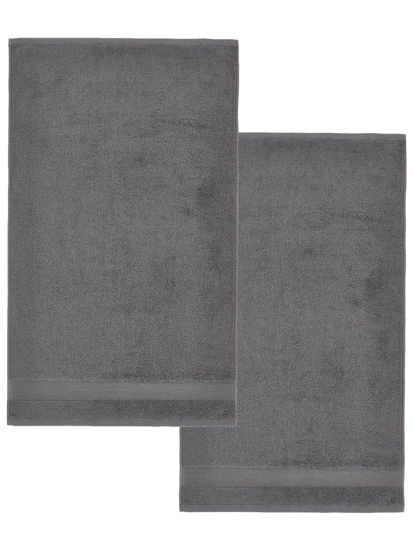Image 5 of 5 of Catherine Lansfield Anti Bacterial Bath Sheet Pair Towel Collection
