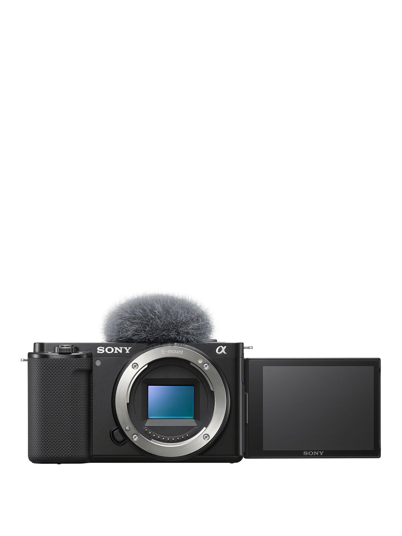 Image 1 of 6 of Sony Alpha ZV-E10 APS-C Mirrorless Interchangeable-Lens Vlog Camera Body Only (Vari-Angle Screen for vlogging, 4K Video, Real-time Eye Autofocus)