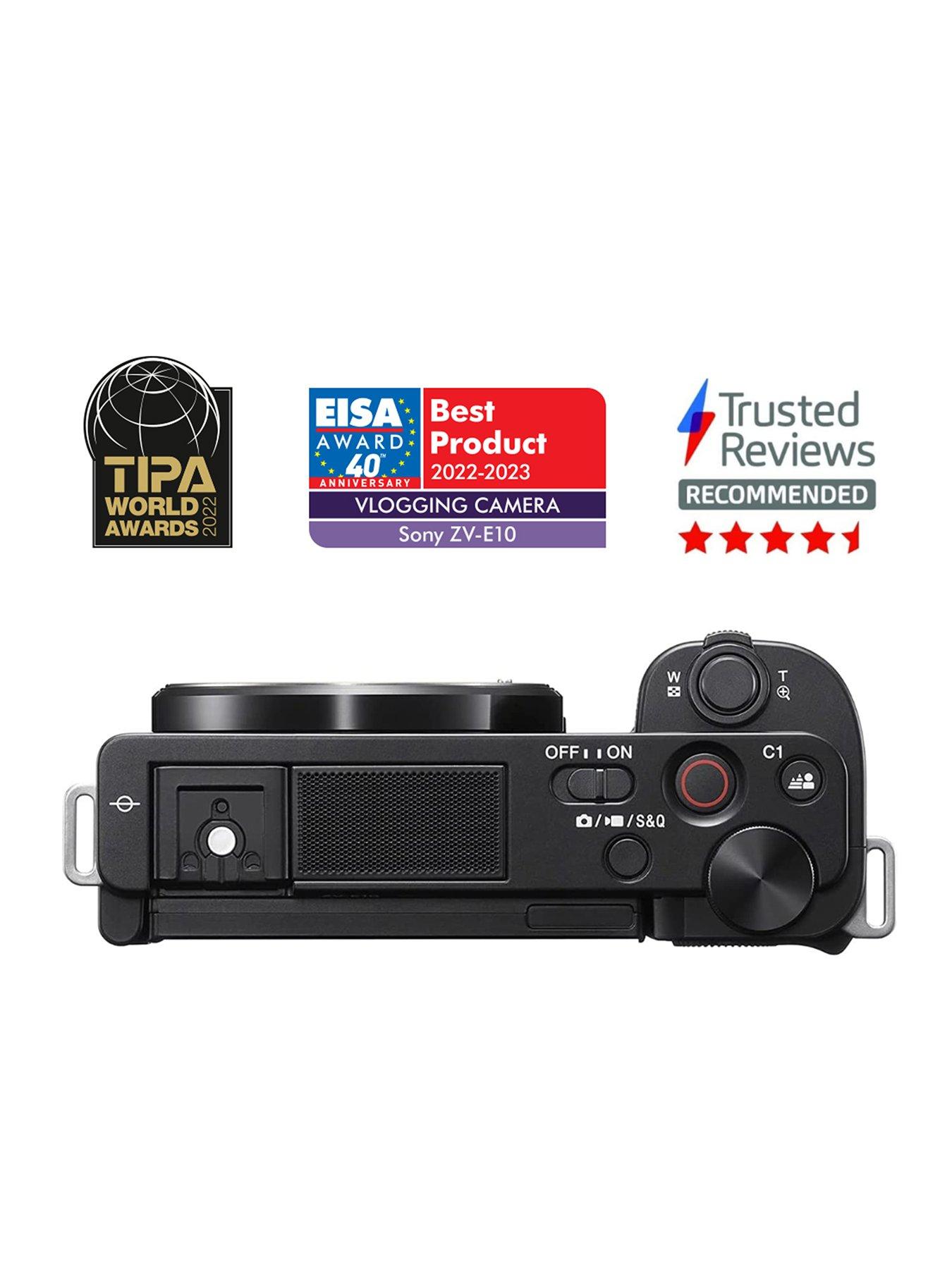Image 2 of 6 of Sony Alpha ZV-E10 APS-C Mirrorless Interchangeable-Lens Vlog Camera Body Only (Vari-Angle Screen for vlogging, 4K Video, Real-time Eye Autofocus)