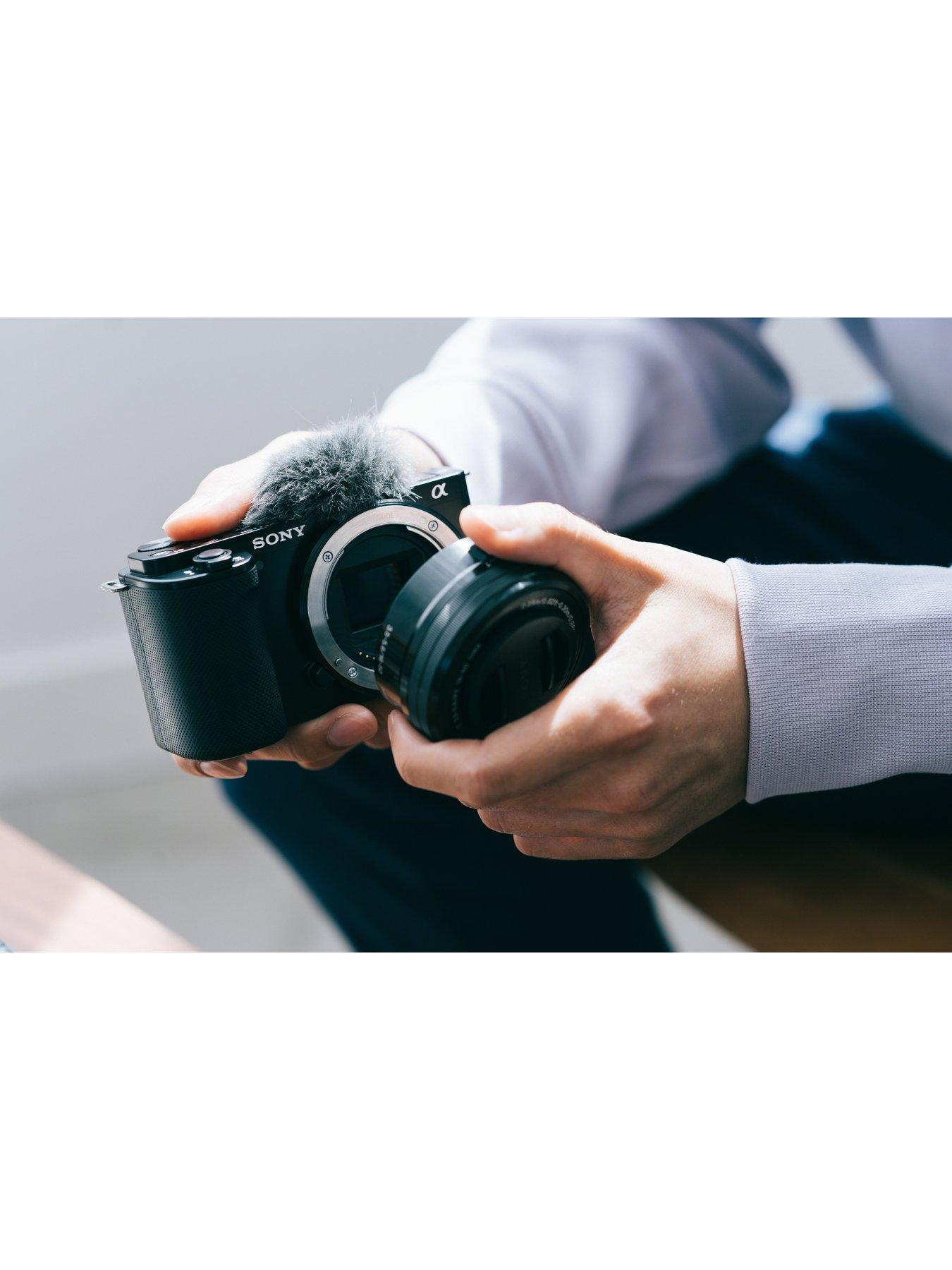 Image 4 of 6 of Sony Alpha ZV-E10 APS-C Mirrorless Interchangeable-Lens Vlog Camera Body Only (Vari-Angle Screen for vlogging, 4K Video, Real-time Eye Autofocus)
