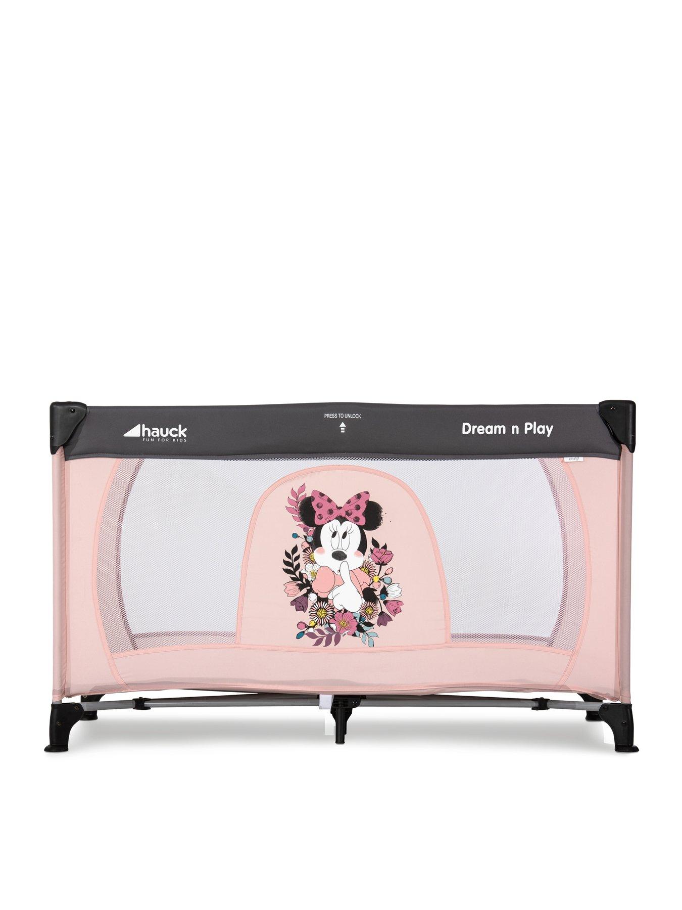 hauck-disney-dreamn-play-travel-cot-minnie-sweetheartstillFront