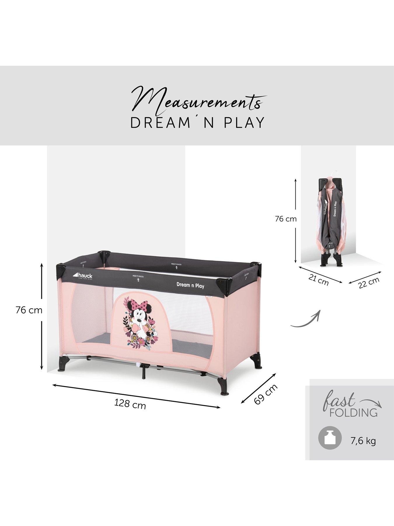 Disney Dream n Play Travel Cot Minnie Sweetheart