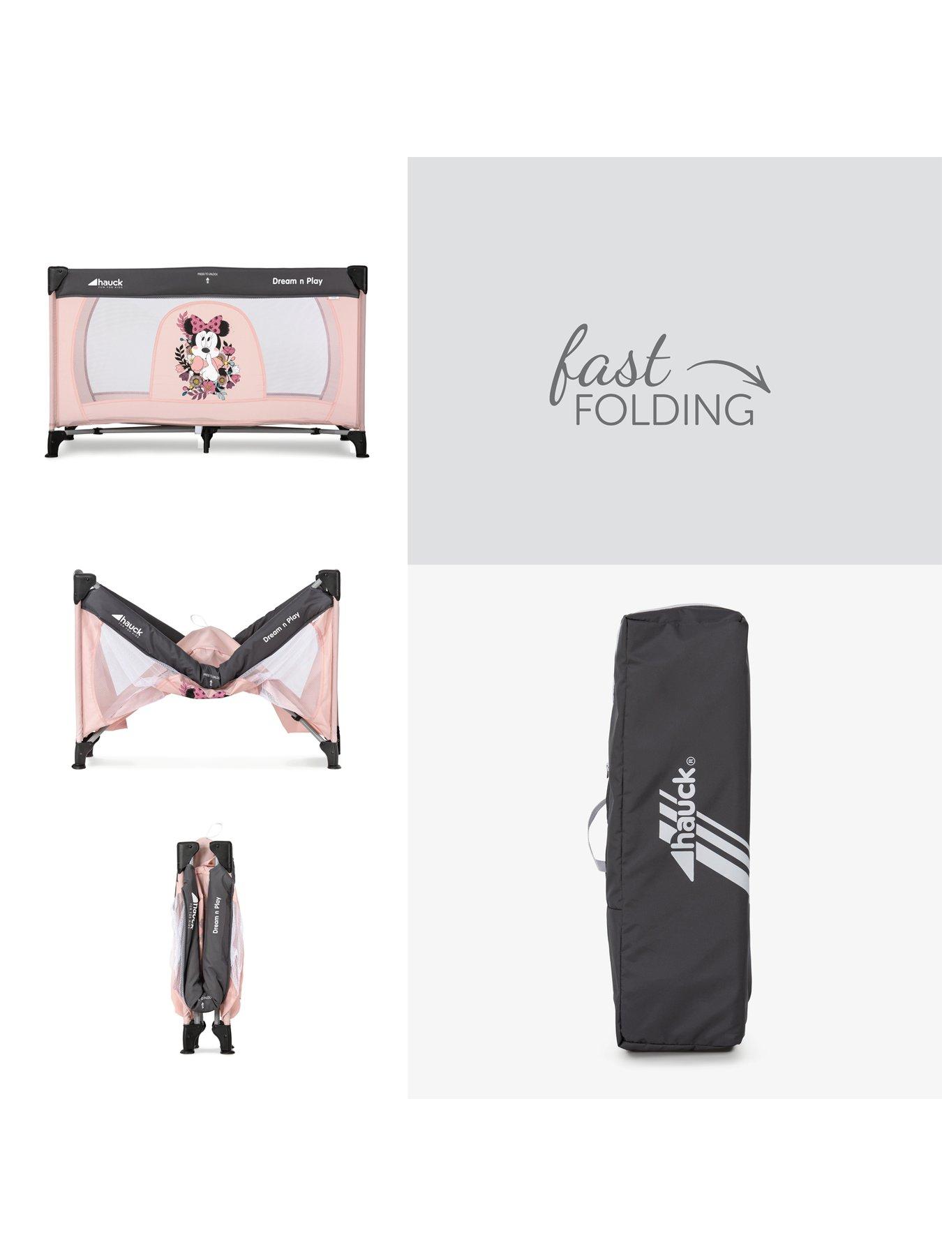 Hauck Disney Dream'n Play Travel Cot Minnie Sweetheart Very