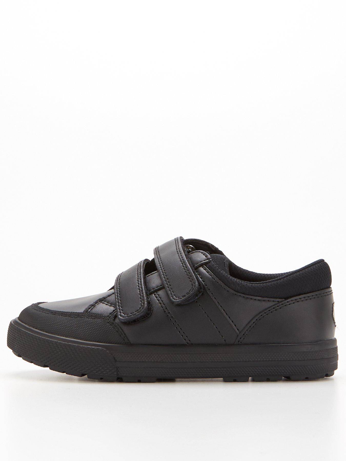 The Very Collection Wide Fit Boys Twin Strap Leather School Shoe