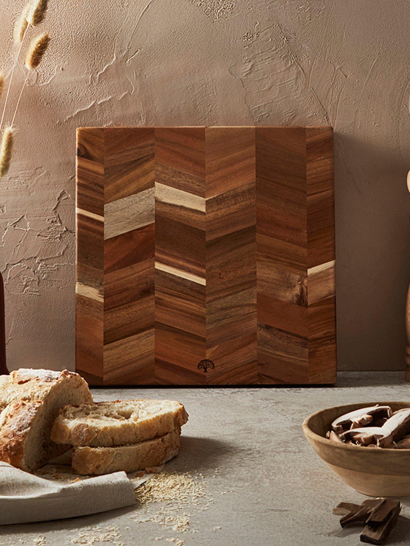 Tower Barbary  &  Oak Square Acacia Wood Chopping Board