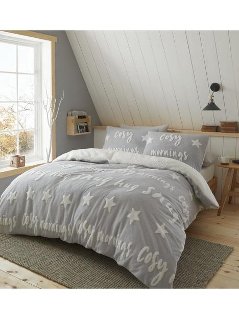 catherine-lansfield-cosy-up-tufted-fleece-duvet-cover-set-grey