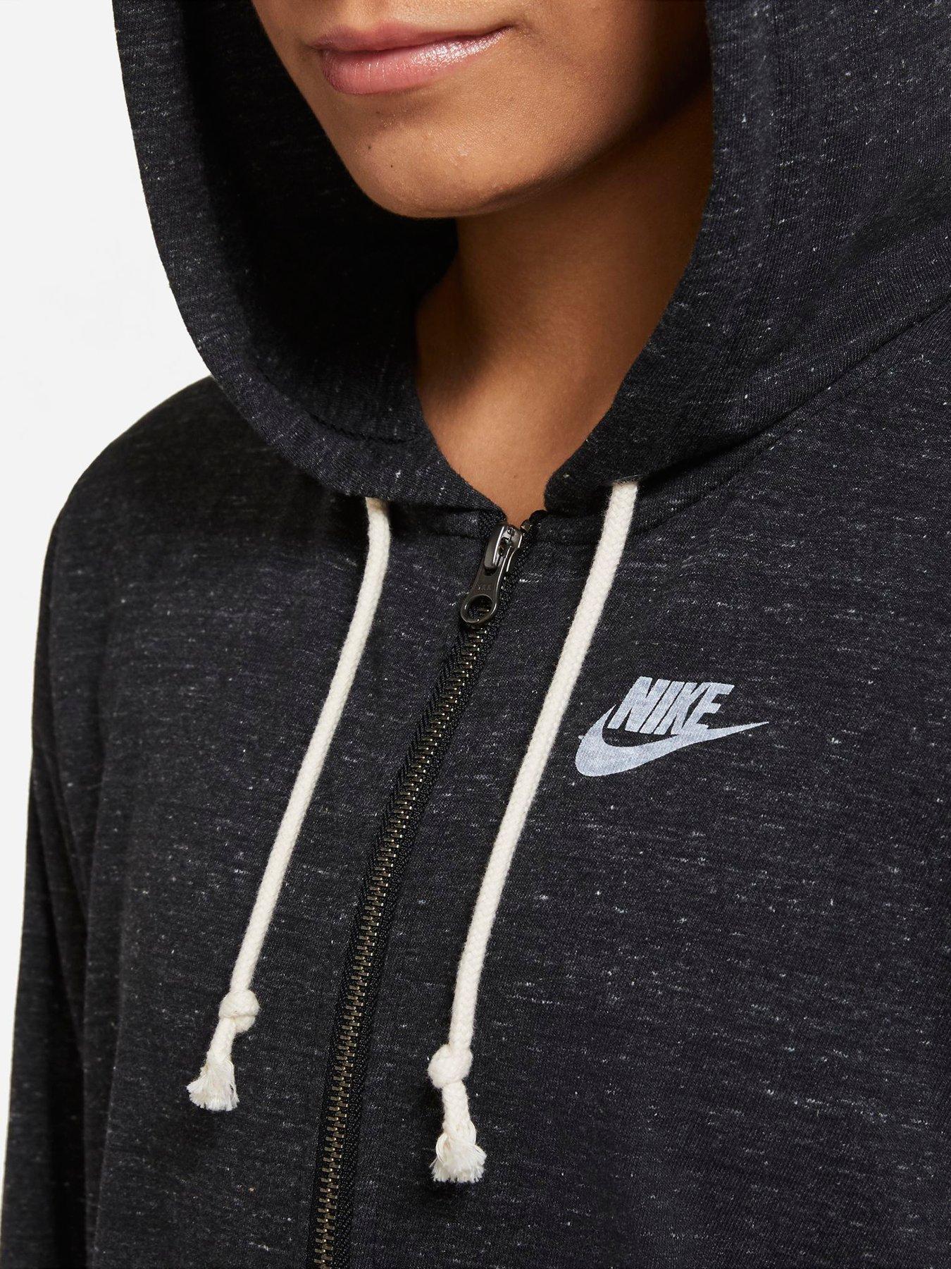 Nike Gym Vintage Full Zip Hoody - Black