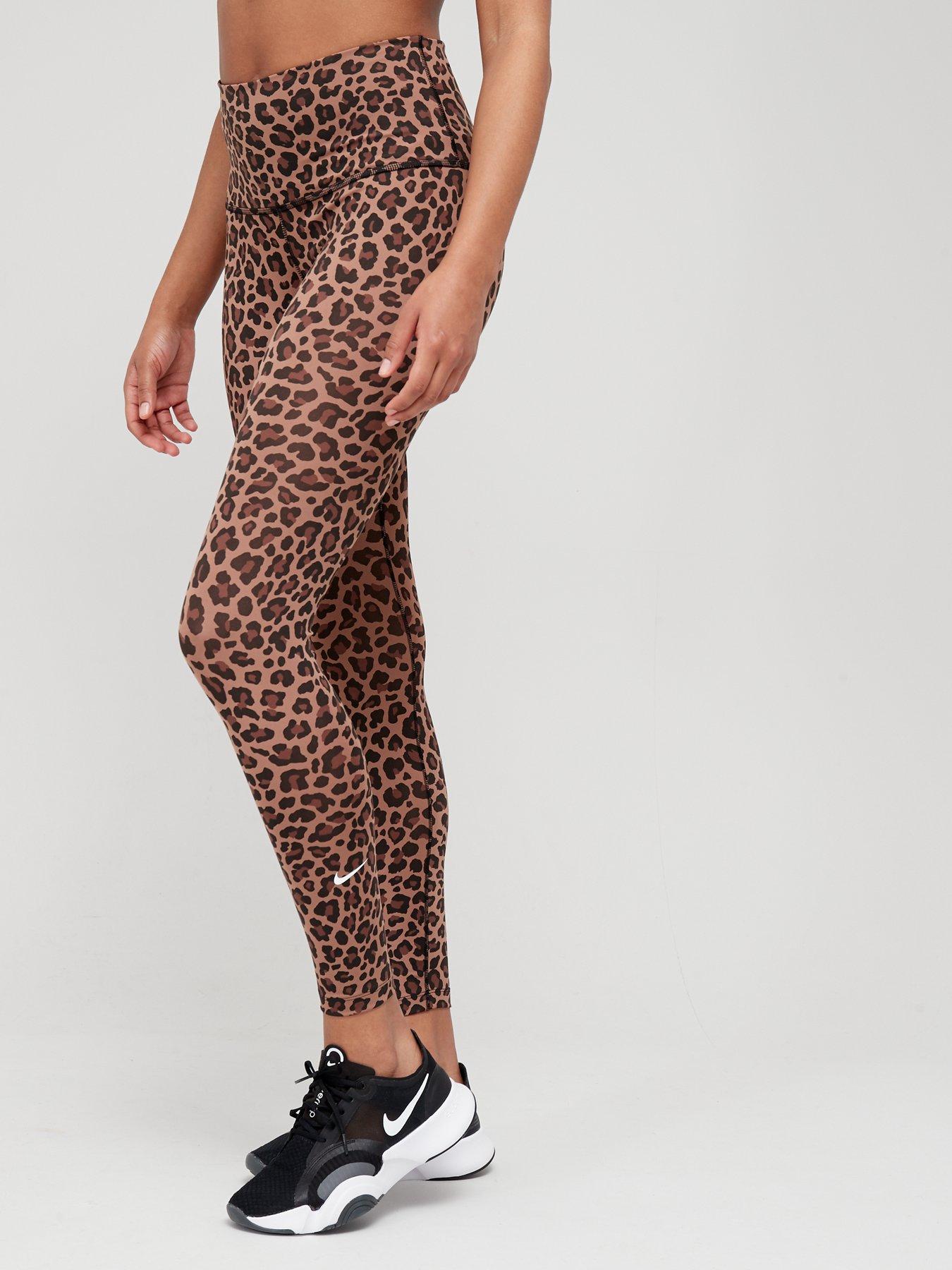 Balance Collection Leopard Print Multi Color Silver Active Pants Size M -  75% off