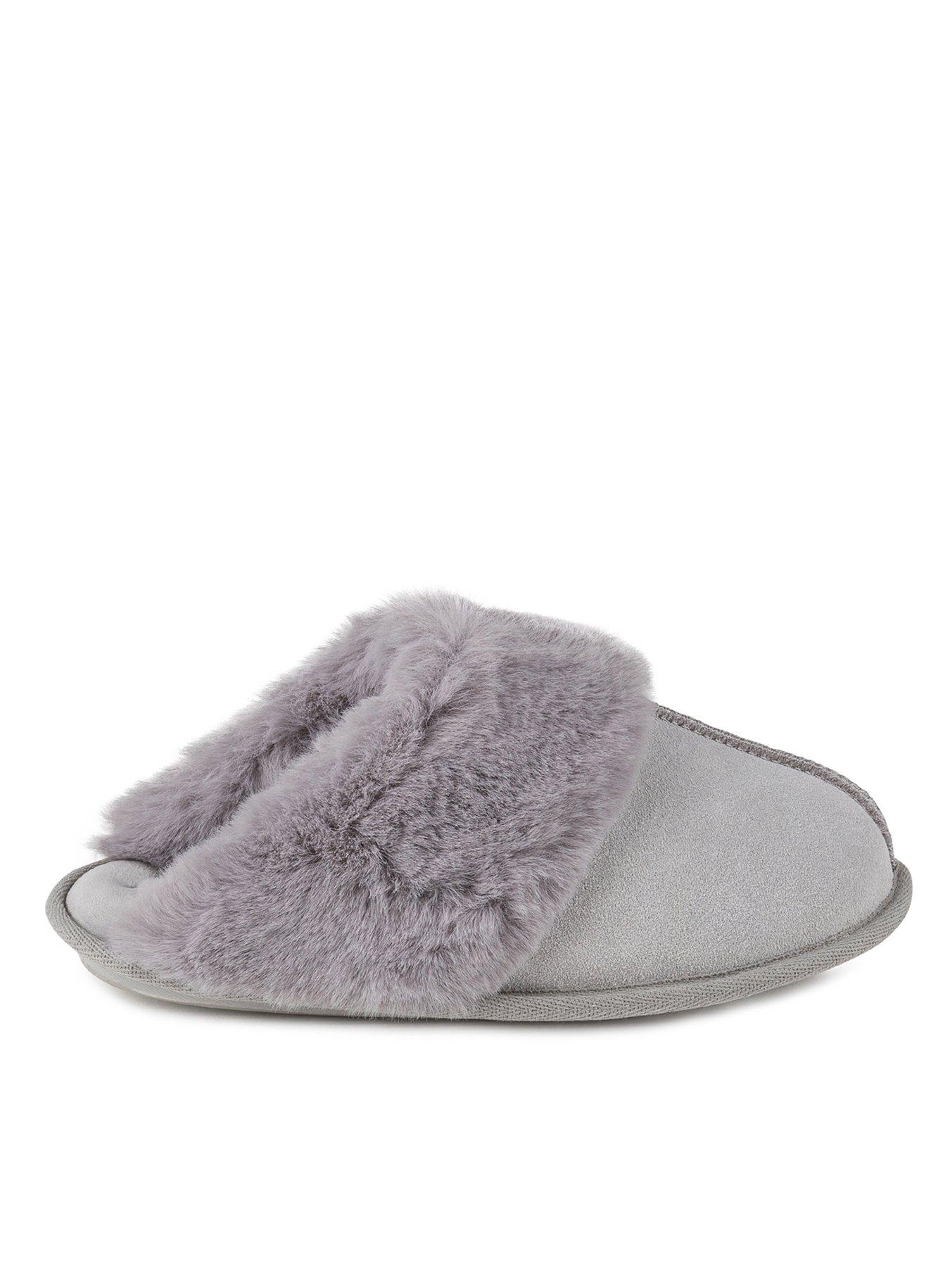 totes-isotonernbspreal-suede-mule-slipper-greyback