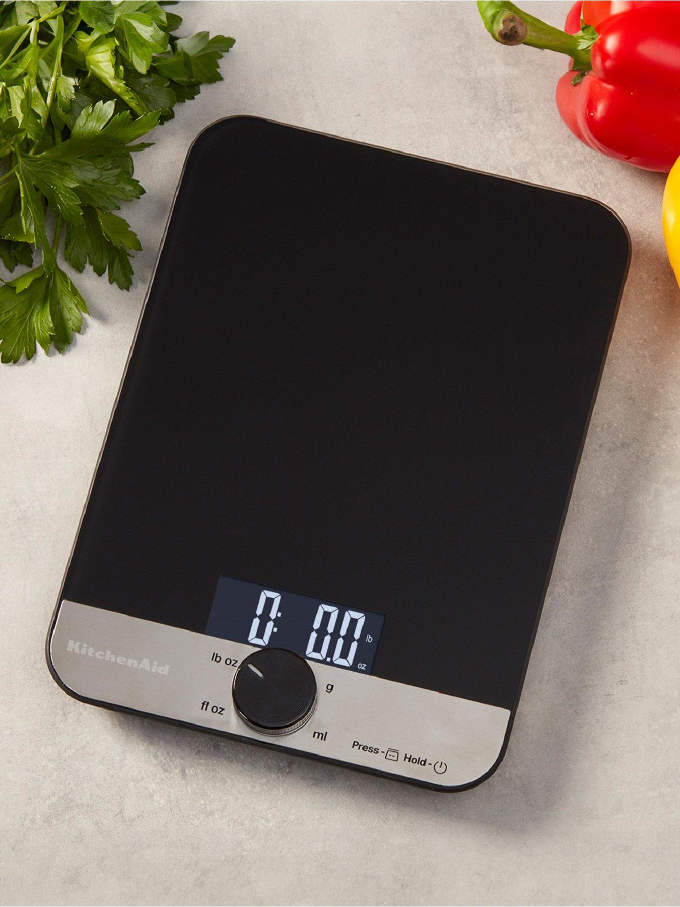 Image 1 of 6 of KitchenAid Digital Glass Top Kitchen Scales