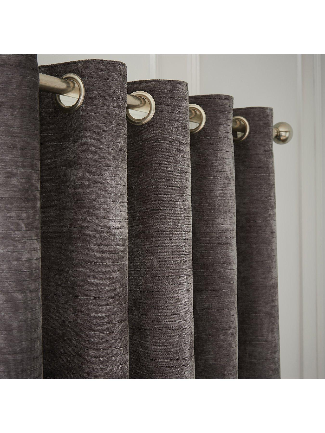 Image 2 of 5 of Hyperion Selene Weighted Thermal Eyelet Curtains