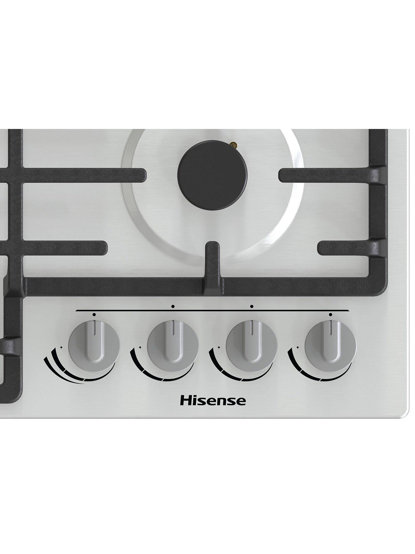 hisense-gm663xb-60cm-widenbspgas-hob-stainless-steelback