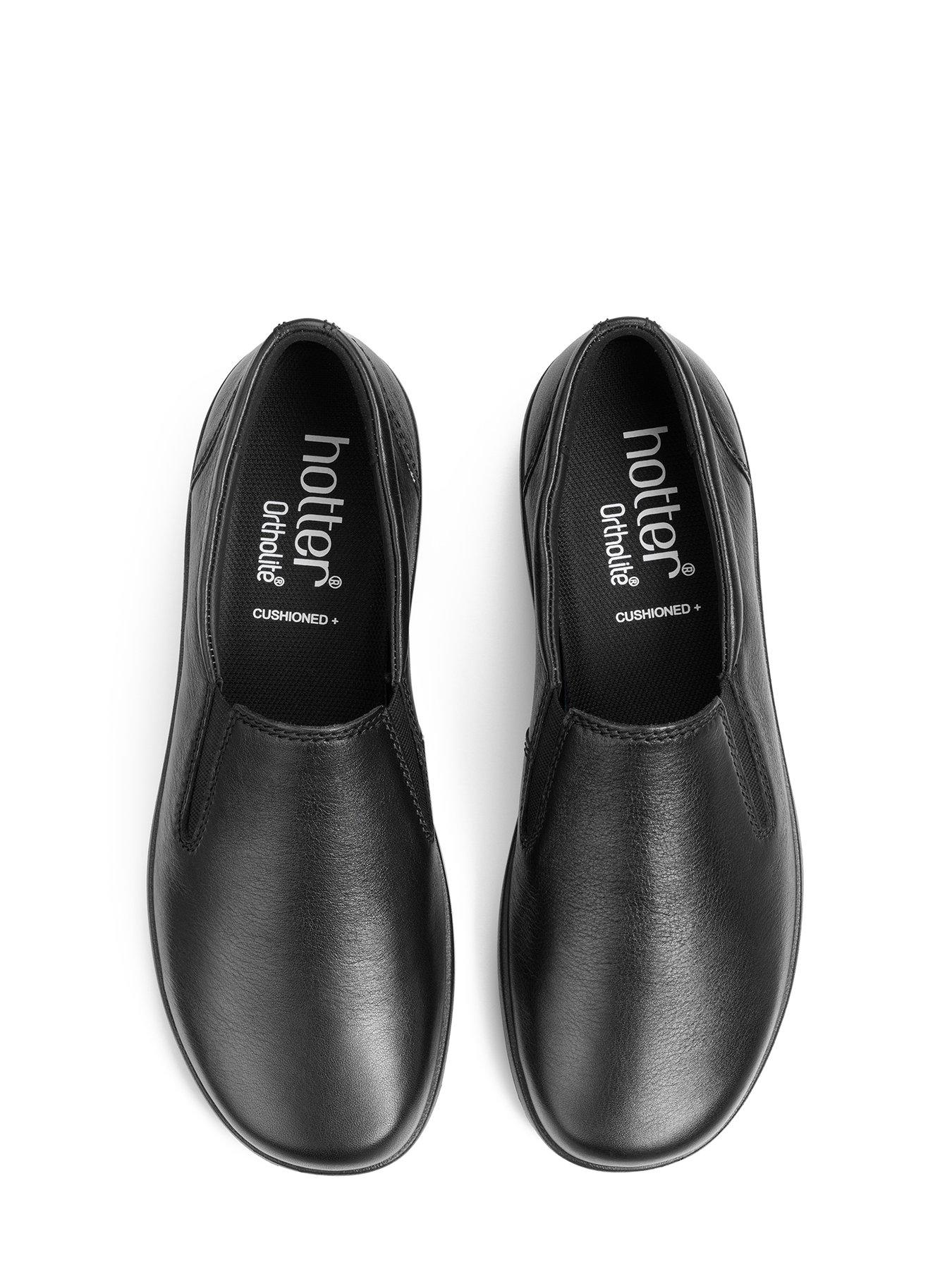 Image 4 of 5 of Hotter Glove II Wide Fit Flat Shoes - Black