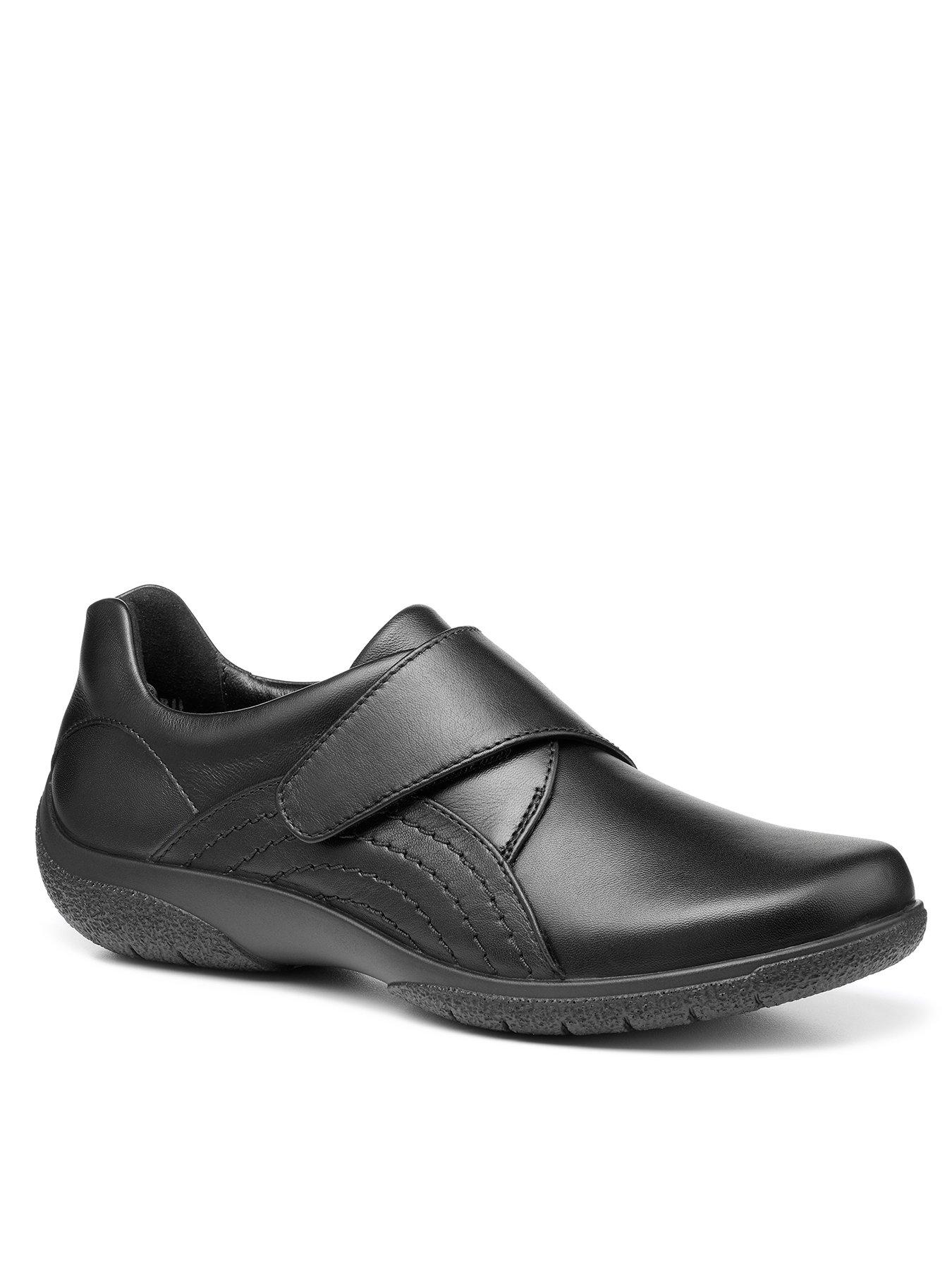 hotter-sugar-ii-wide-fit-flat-shoes-blackfront