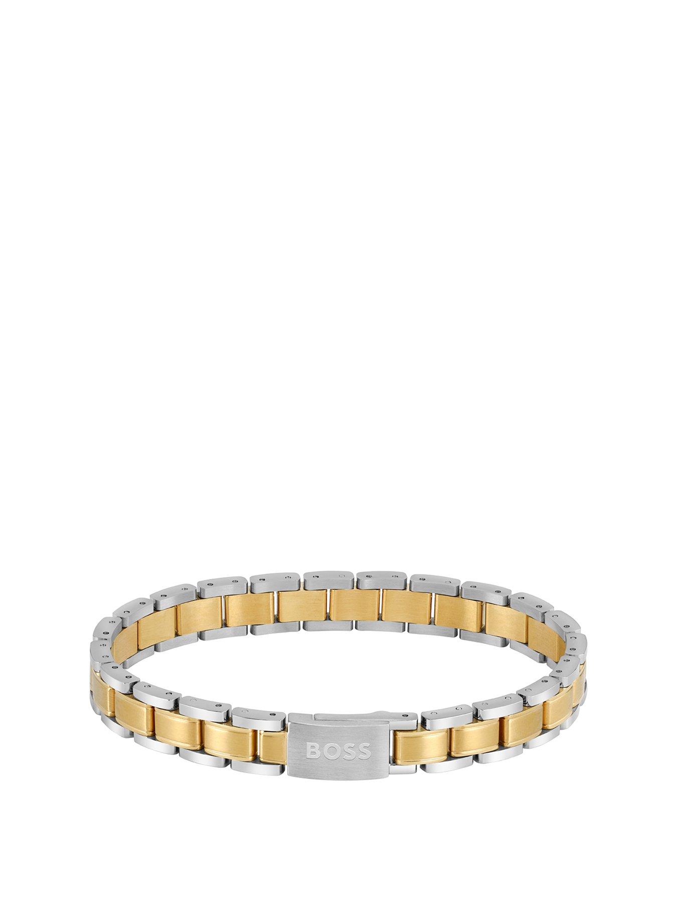 boss-gents-boss-metal-link-essentials-two-tone-bracelet