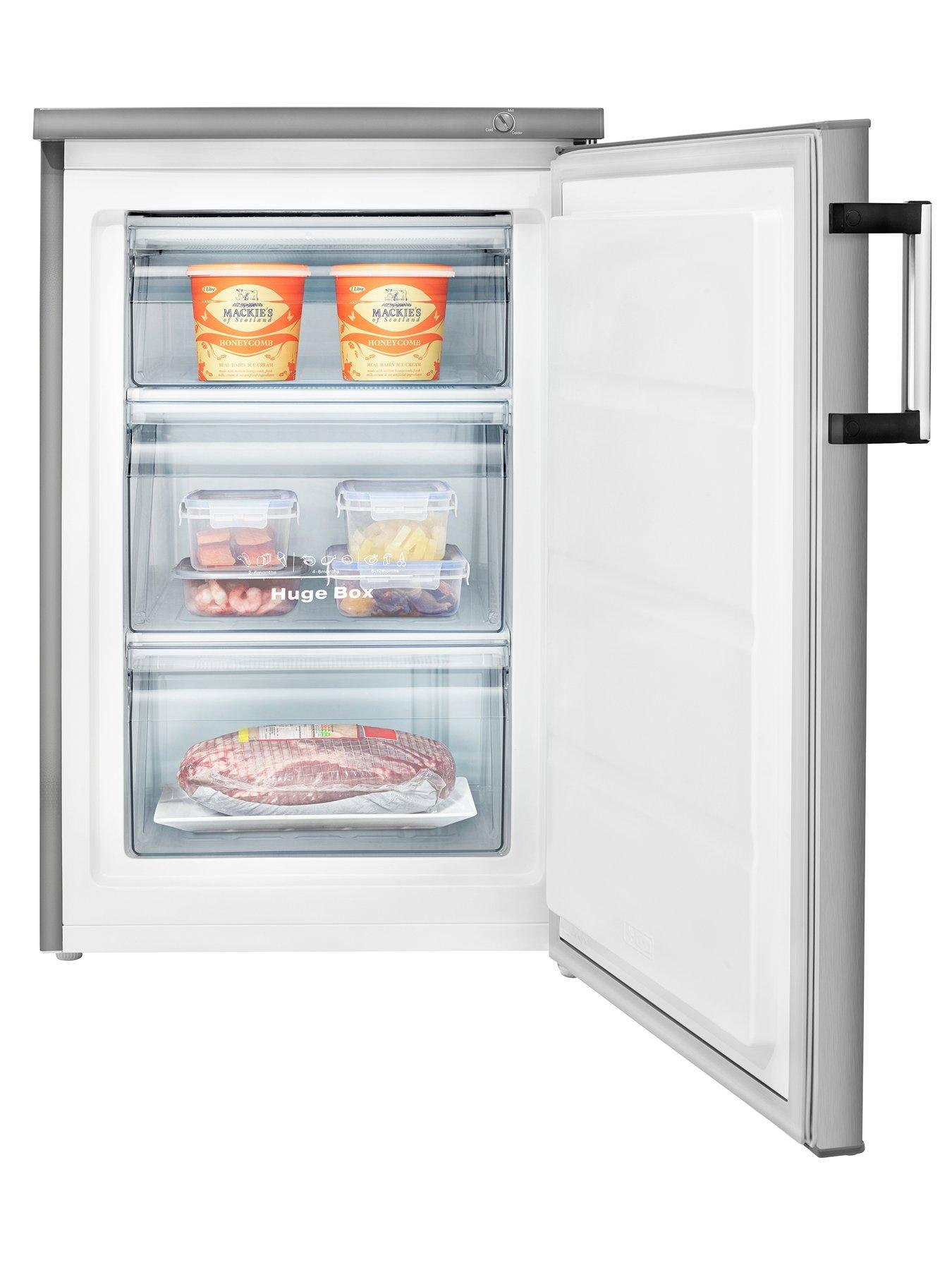 Image 3 of 6 of Hisense FV105D4BC21 55cm&nbsp;Wide Under-Counter Freezer - Stainless Steel Look