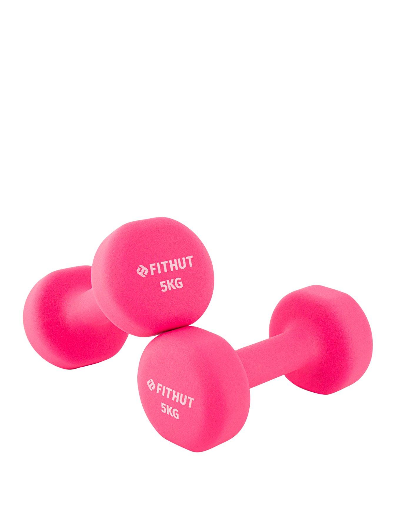 Kinematica Hassy single Fithut Fithut Dumbell Twin Pack - 5kg - Pink | Very Ireland
