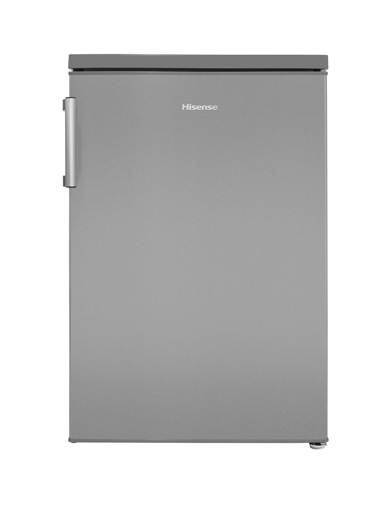 undefined Hisense RL170D4BCE 55cm Wide Under-Counter Fridge Larder - Stainless Steel Look