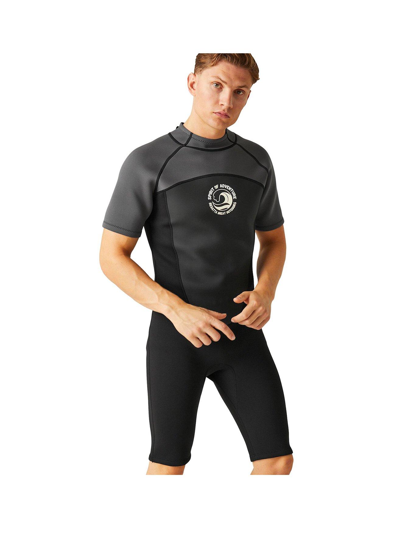 regatta-mens-lightweight-shorty-2mm-wetsuit-black-dark-grey-white