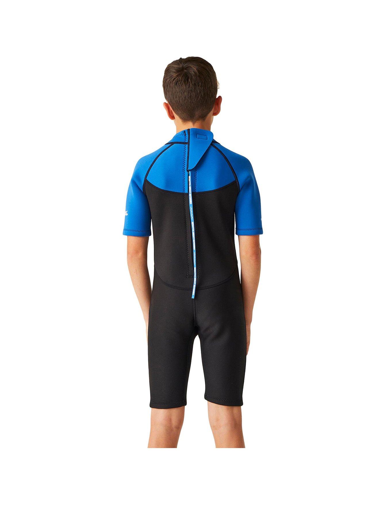 regatta-junior-boys-shorty-surfing-wetsuit-blackbluestillFront